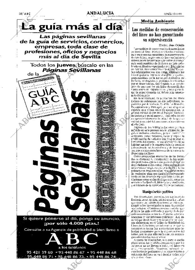 ABC SEVILLA 18-01-1999 página 38