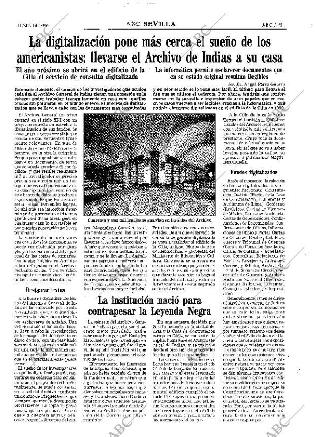 ABC SEVILLA 18-01-1999 página 45