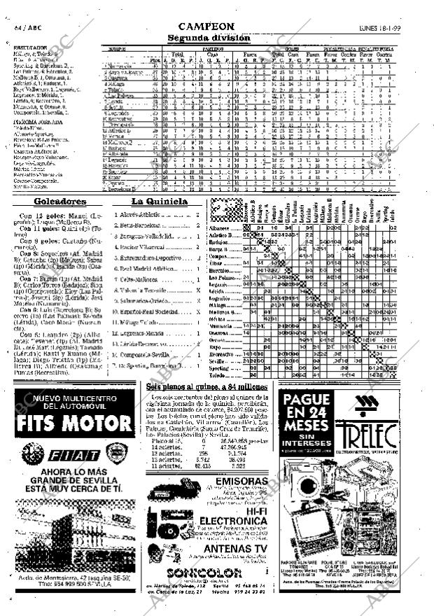 ABC SEVILLA 18-01-1999 página 64