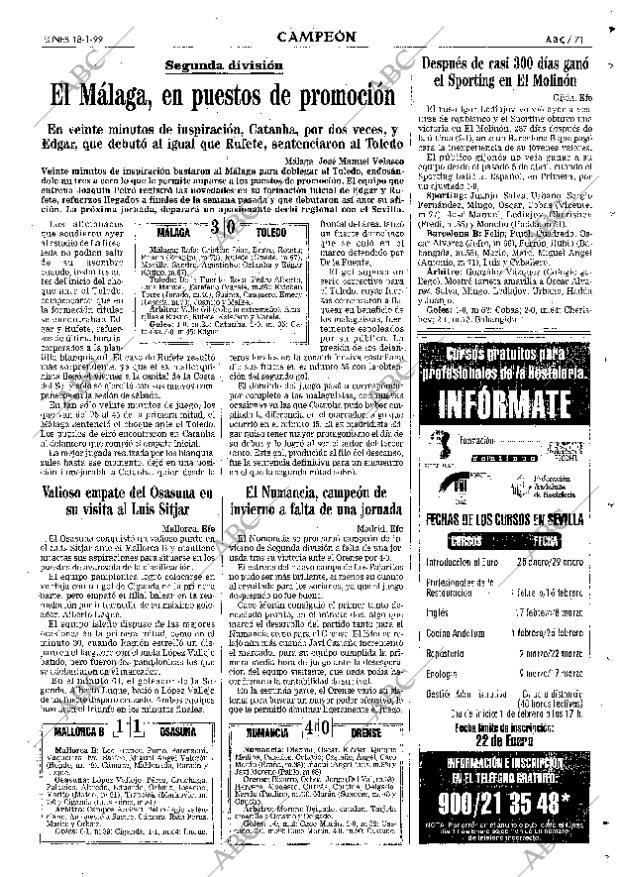 ABC SEVILLA 18-01-1999 página 71