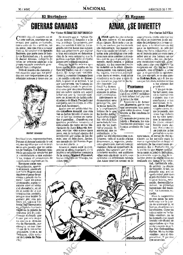 ABC MADRID 20-01-1999 página 30