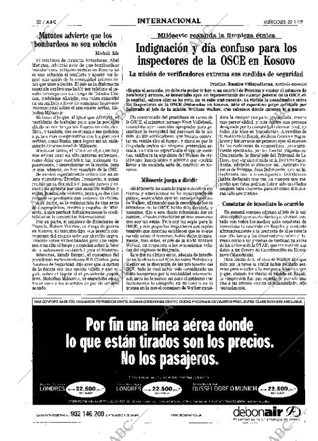 ABC MADRID 20-01-1999 página 32