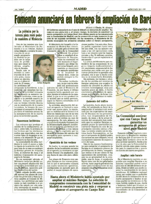 ABC MADRID 20-01-1999 página 64