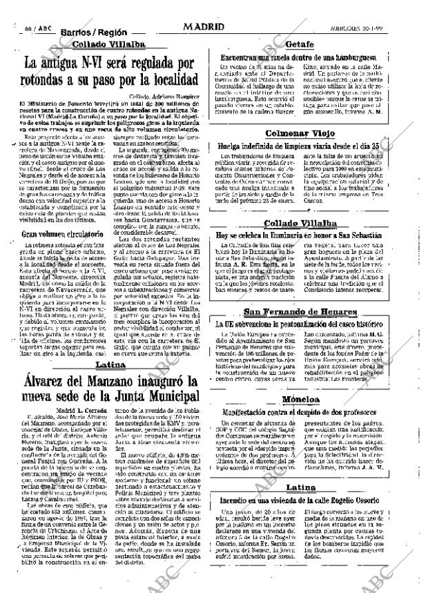 ABC MADRID 20-01-1999 página 66