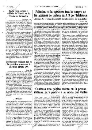 ABC MADRID 20-01-1999 página 72