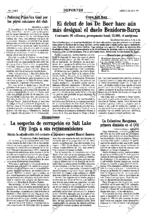 ABC MADRID 20-01-1999 página 82