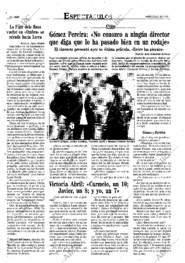 ABC MADRID 20-01-1999 página 86