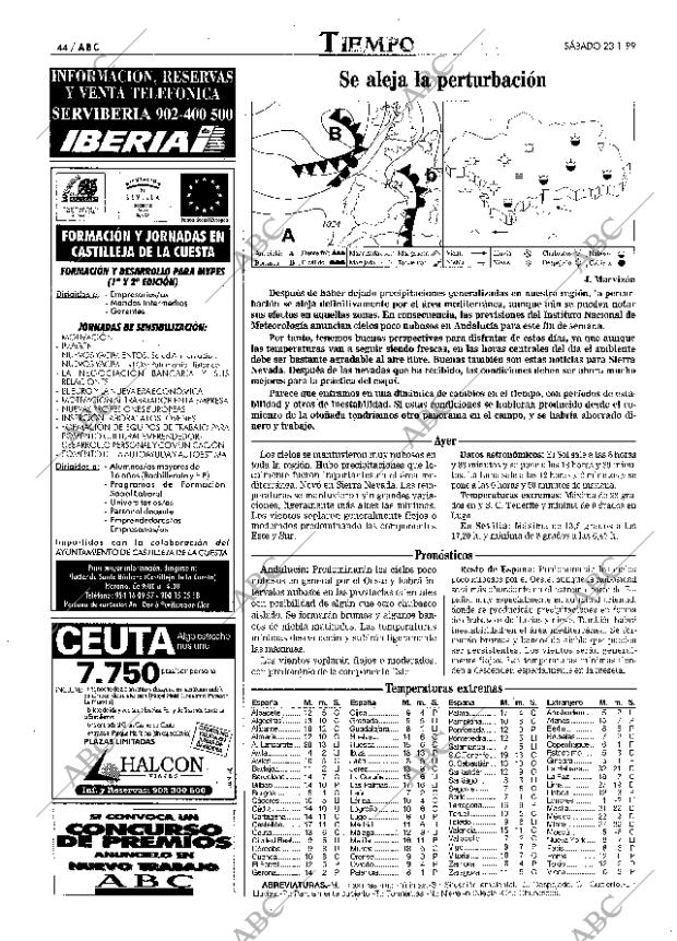 ABC SEVILLA 23-01-1999 página 44