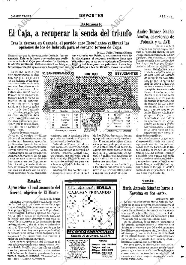 ABC SEVILLA 23-01-1999 página 75