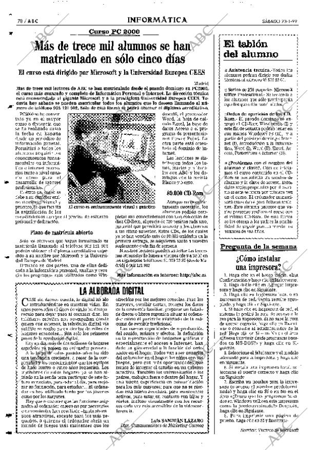 ABC SEVILLA 23-01-1999 página 78