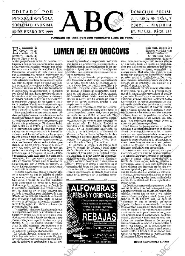 ABC MADRID 25-01-1999 página 3