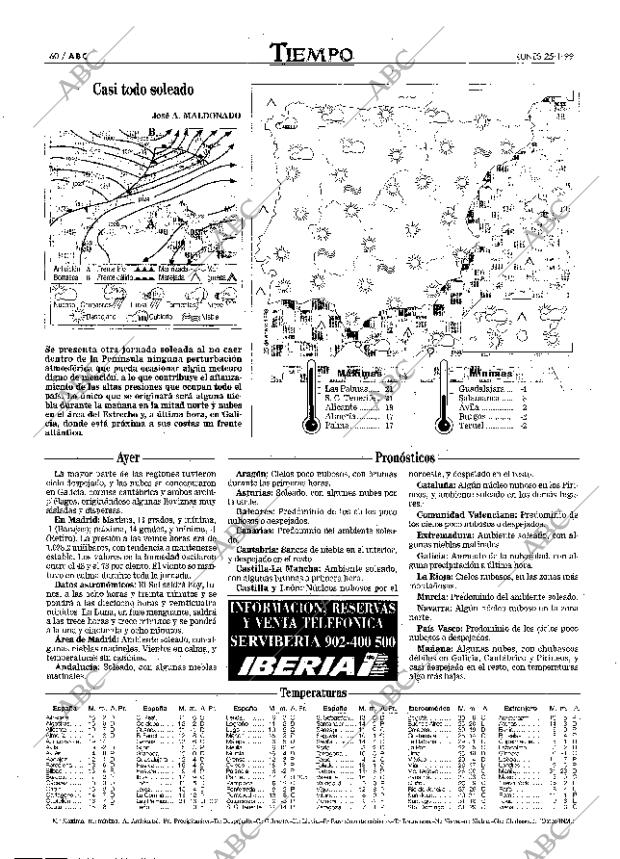 ABC MADRID 25-01-1999 página 60