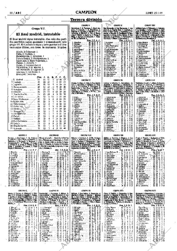 ABC MADRID 25-01-1999 página 80