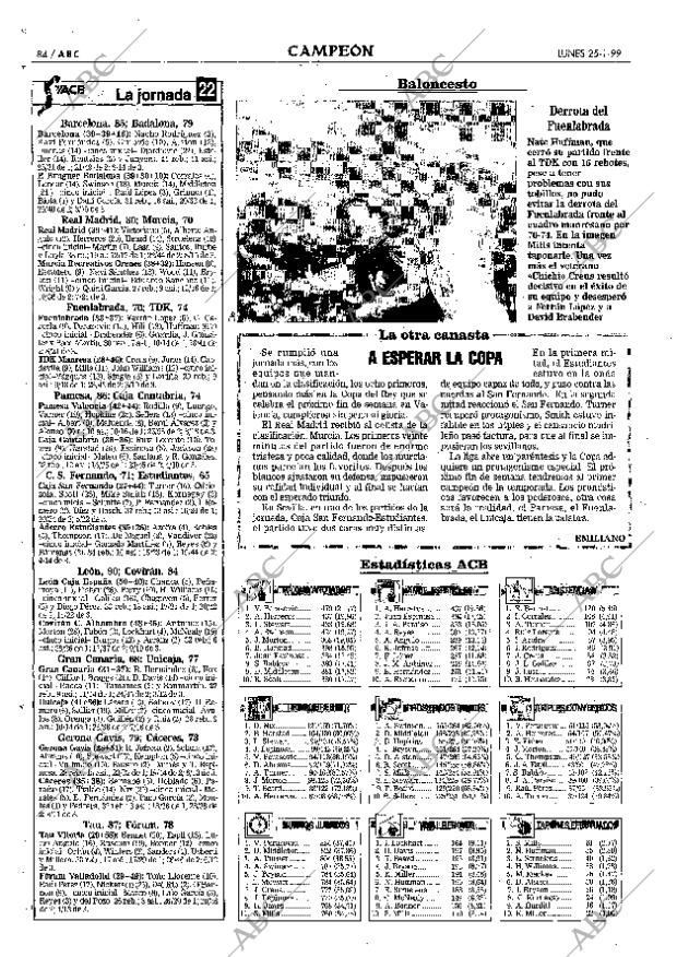 ABC MADRID 25-01-1999 página 84