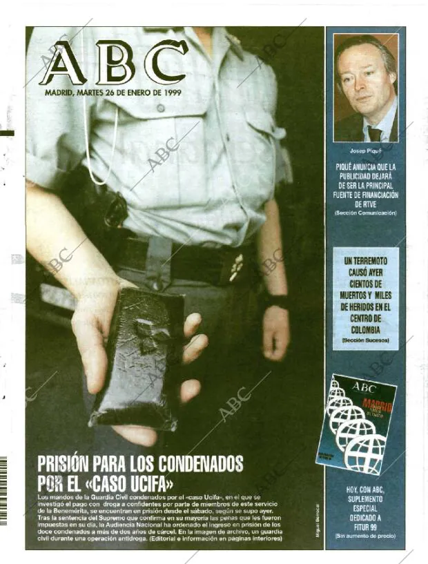 ABC MADRID 26-01-1999 página 1