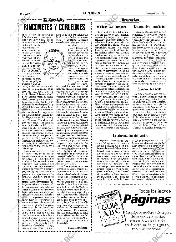 ABC SEVILLA 29-01-1999 página 18