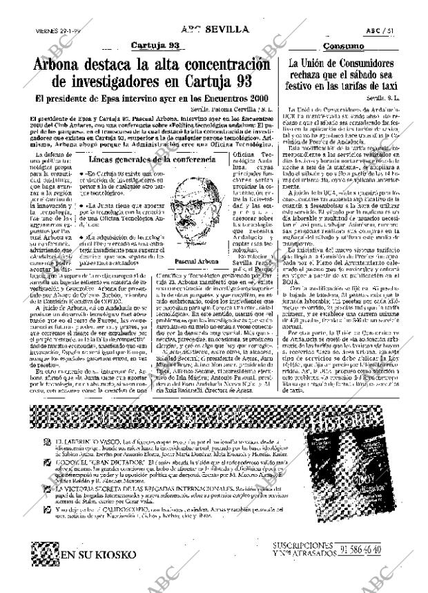 ABC SEVILLA 29-01-1999 página 51