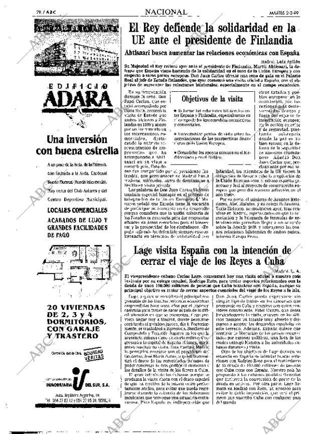 ABC SEVILLA 02-02-1999 página 28