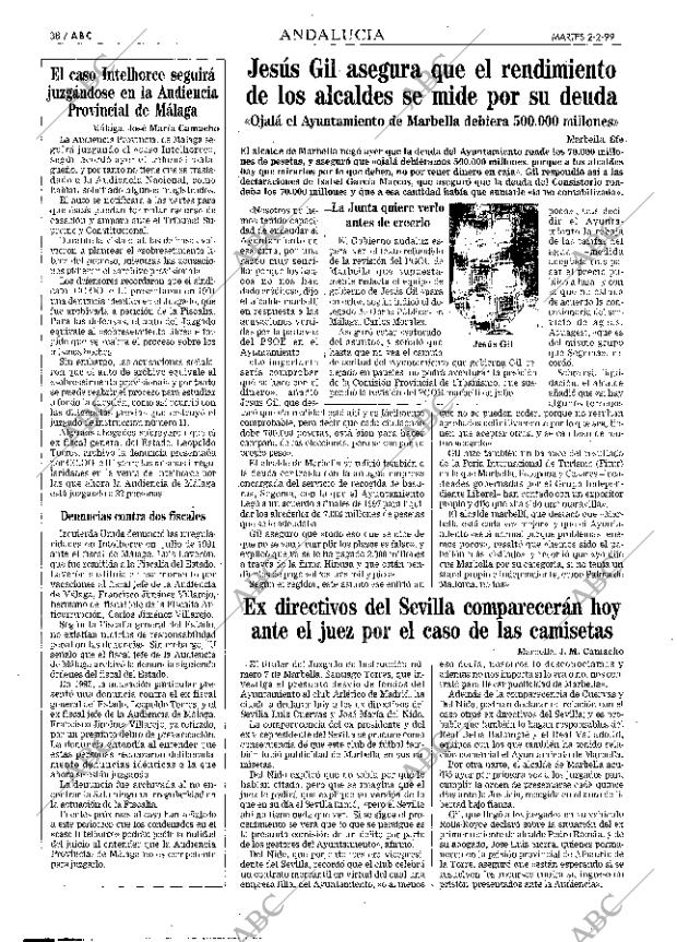 ABC SEVILLA 02-02-1999 página 38