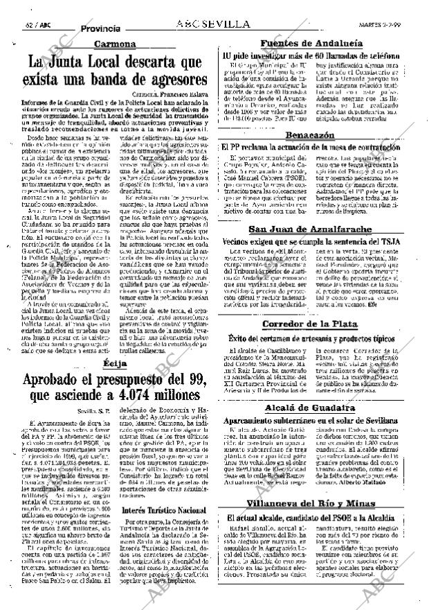 ABC SEVILLA 02-02-1999 página 62