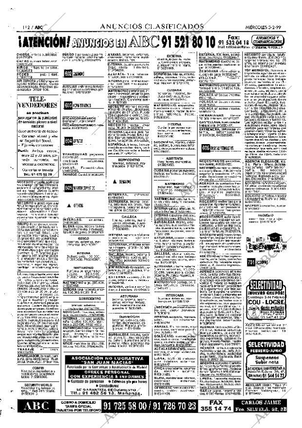 ABC MADRID 03-02-1999 página 112