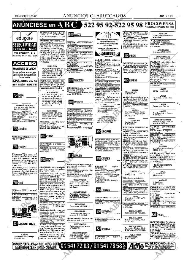 ABC MADRID 03-02-1999 página 113