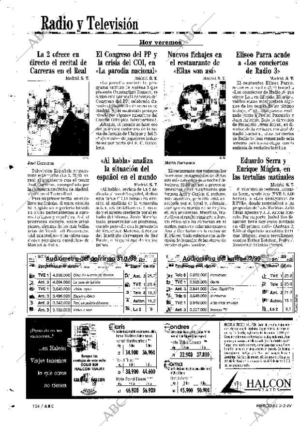 ABC MADRID 03-02-1999 página 124
