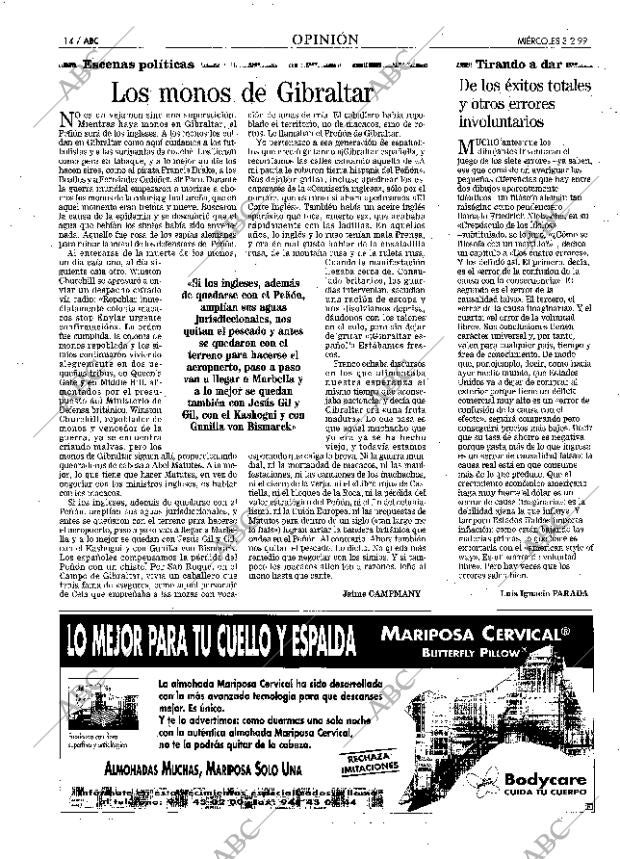 ABC MADRID 03-02-1999 página 14