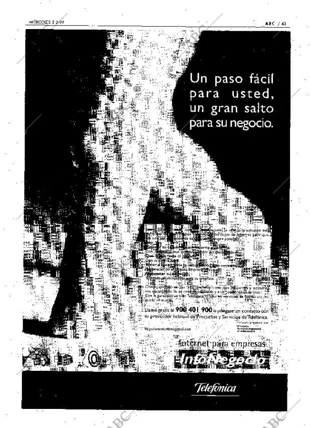 ABC MADRID 03-02-1999 página 43