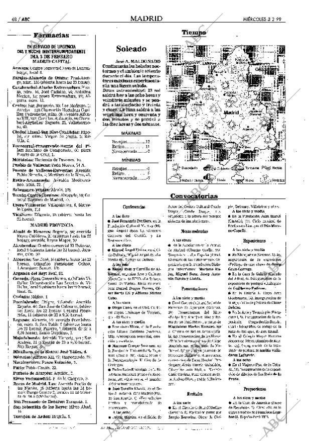 ABC MADRID 03-02-1999 página 68