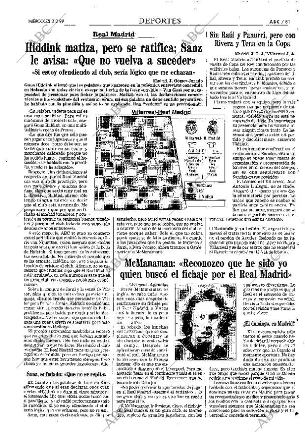 ABC MADRID 03-02-1999 página 81