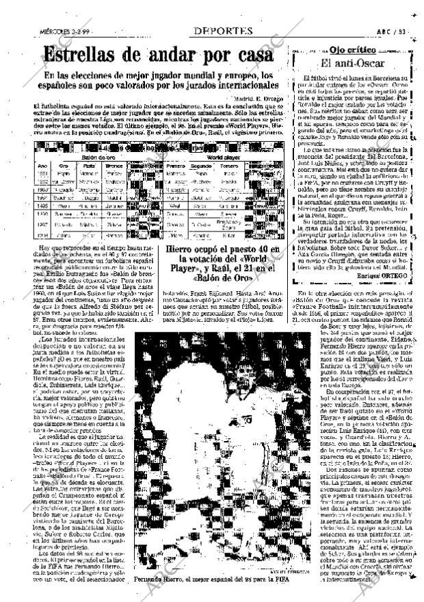 ABC MADRID 03-02-1999 página 83