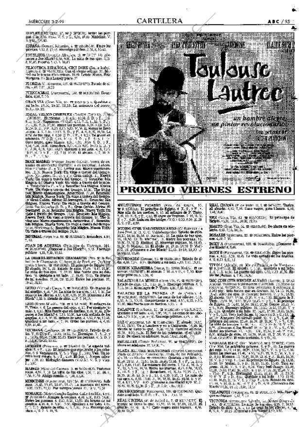 ABC MADRID 03-02-1999 página 95