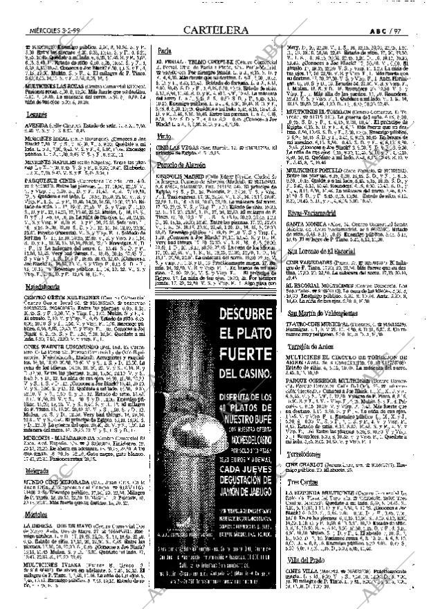 ABC MADRID 03-02-1999 página 97