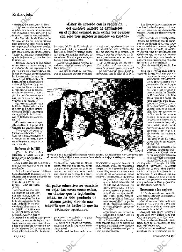 ABC MADRID 07-02-1999 página 12