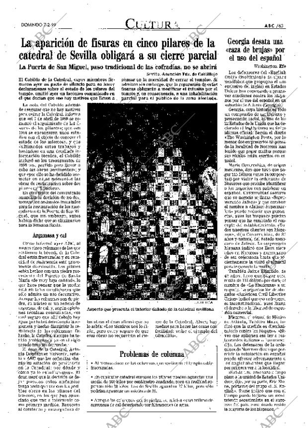 ABC MADRID 07-02-1999 página 63