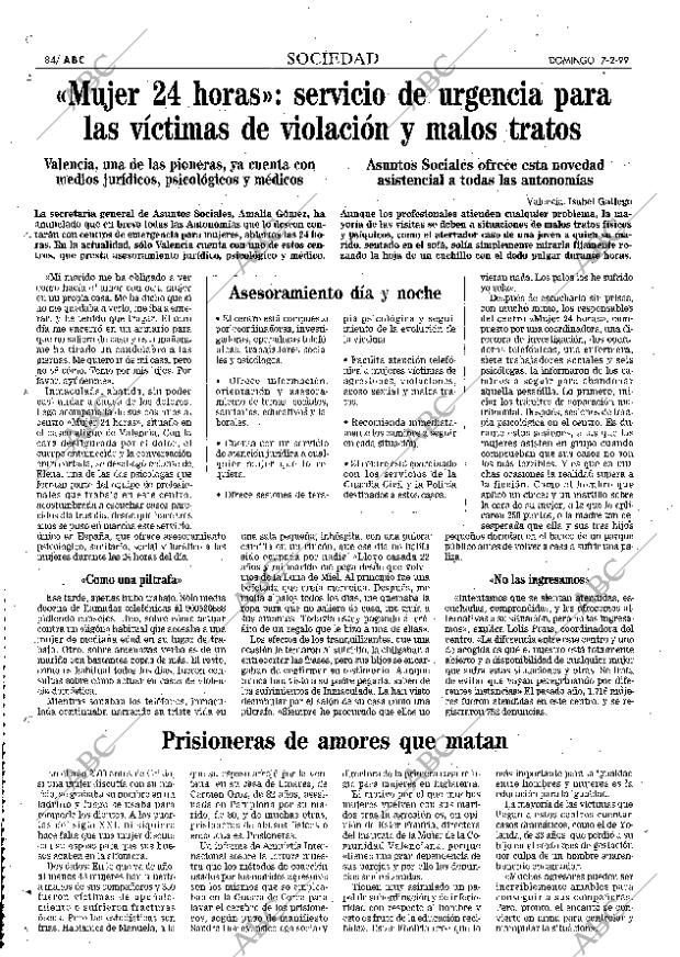 ABC MADRID 07-02-1999 página 84