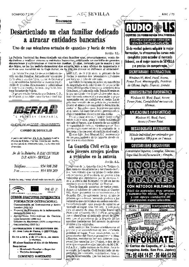 ABC SEVILLA 07-02-1999 página 75