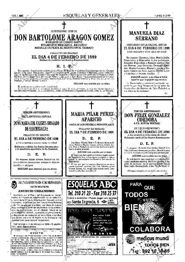 ABC MADRID 08-02-1999 página 100