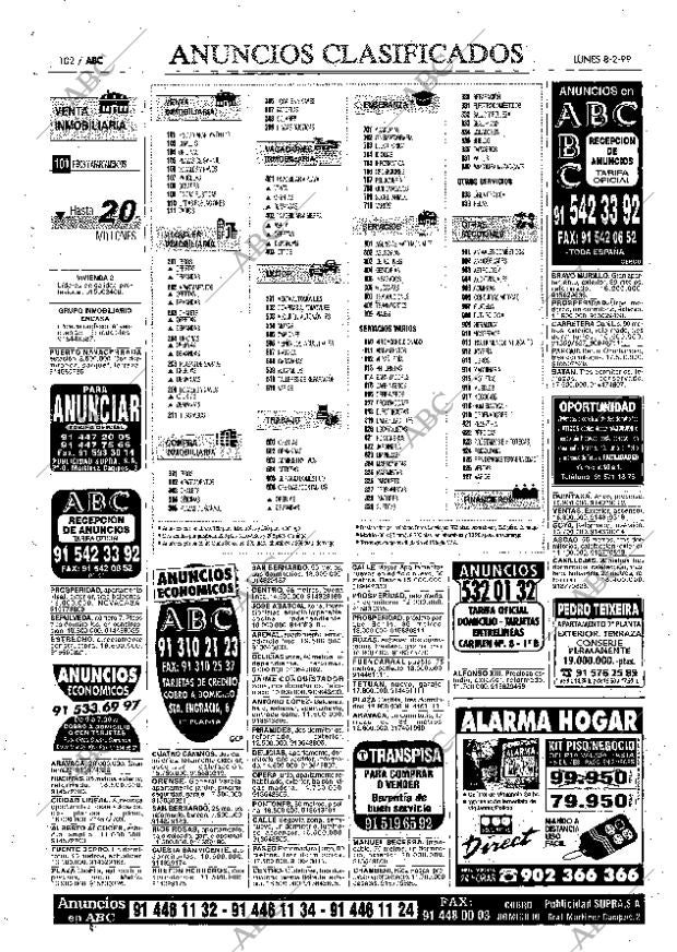 ABC MADRID 08-02-1999 página 102