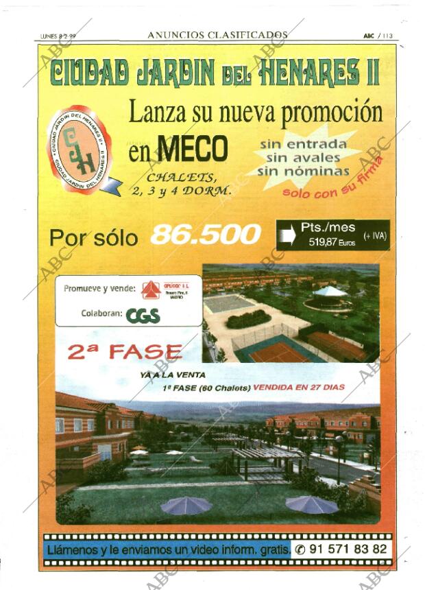 ABC MADRID 08-02-1999 página 113