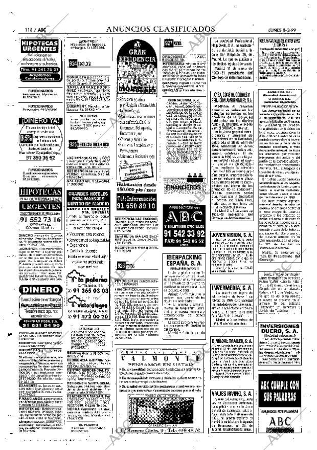 ABC MADRID 08-02-1999 página 118