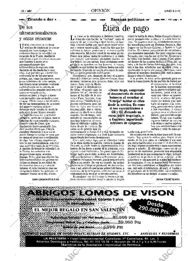 ABC MADRID 08-02-1999 página 20