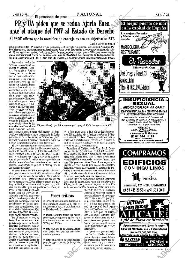 ABC MADRID 08-02-1999 página 23