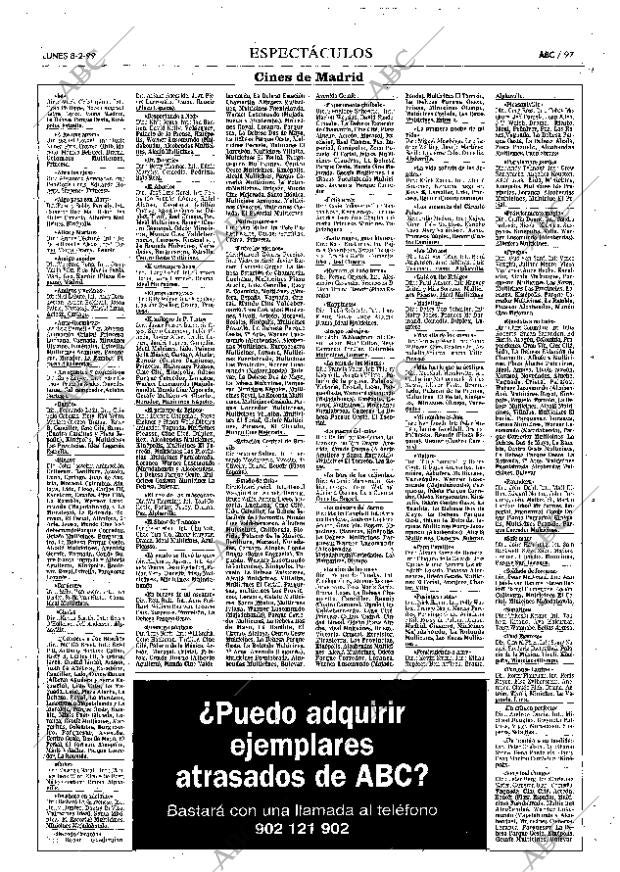 ABC MADRID 08-02-1999 página 97