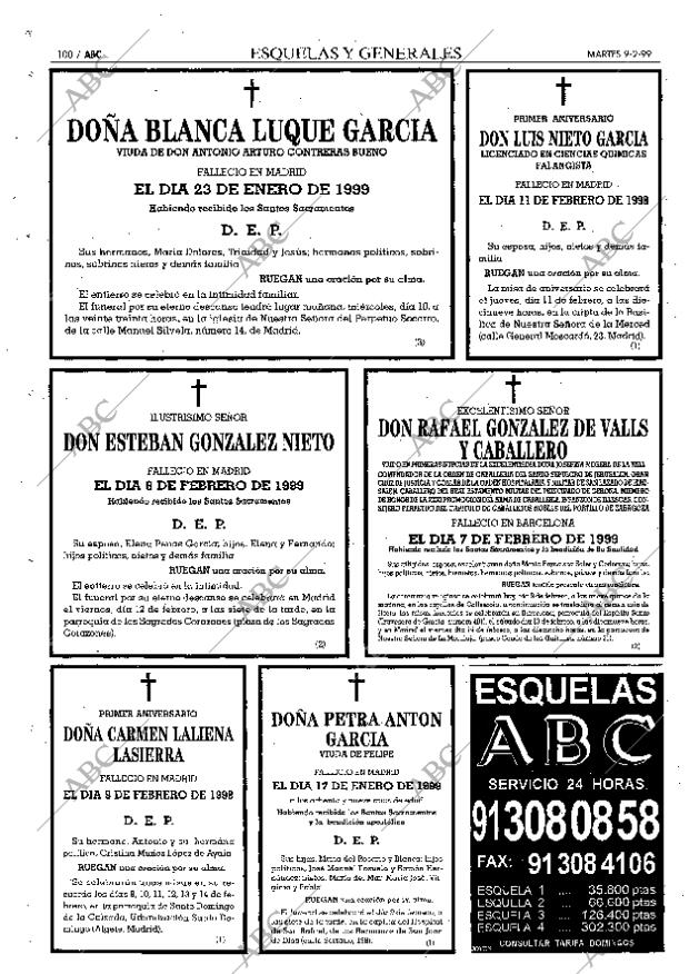 ABC MADRID 09-02-1999 página 100