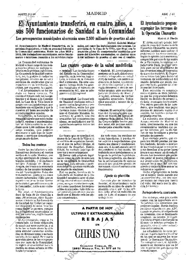 ABC MADRID 09-02-1999 página 61