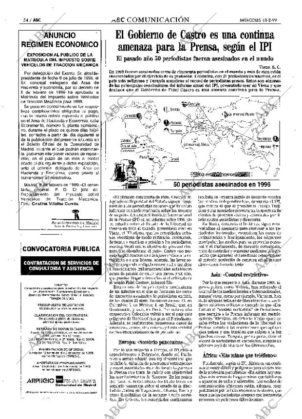 ABC MADRID 10-02-1999 página 54