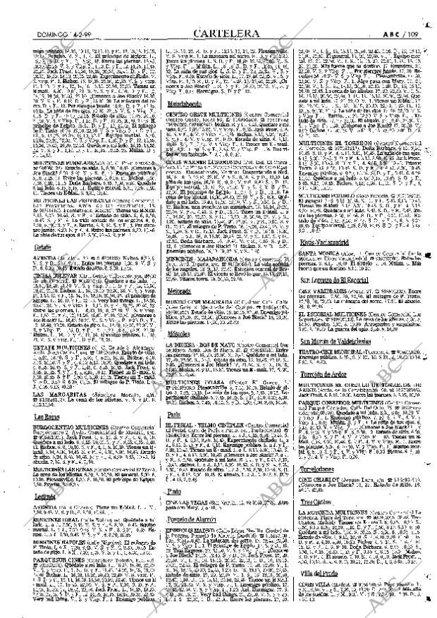 ABC MADRID 14-02-1999 página 109