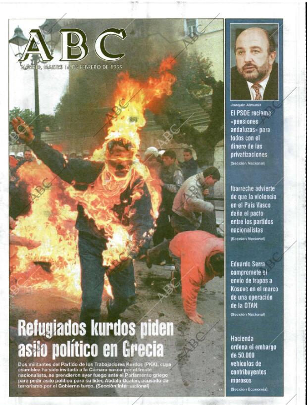 ABC MADRID 16-02-1999 página 1